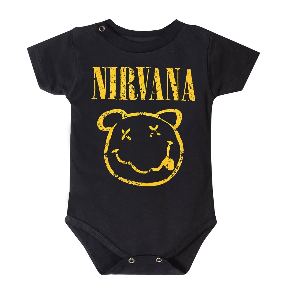 Rock Baby | Body Bebê Rock Nirvana Punk Grunge
