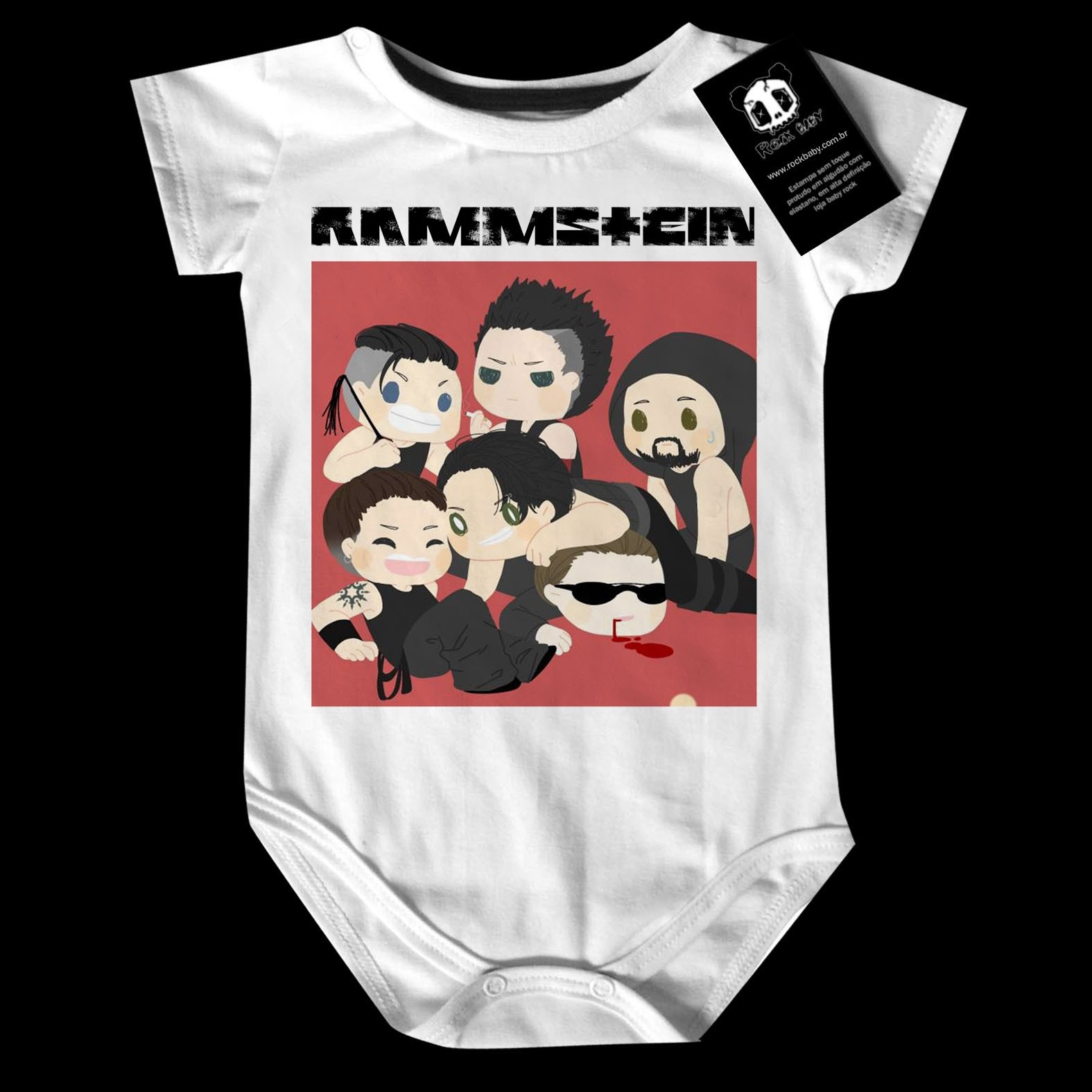 Rock Baby | Body Bebê Rock Rammstein