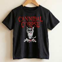 Camiseta Infantil Rock Cannibal Corpse - Preta