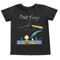 Camiseta Infantil Rock Pink Floyd Snoopy