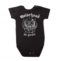 Body Bebê Rock Motorhead preto