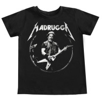 Camiseta Infantil Rock Metallica Madruga preta