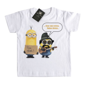 Camiseta Infantil Rock Raul Seixas Minions