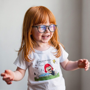 Camiseta Infantil Rock Rita Lee Snoopy