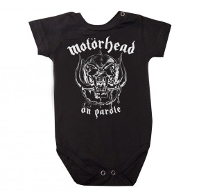Body Bebê Rock Motorhead preto