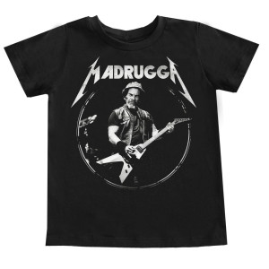 Camiseta Infantil Rock Metallica Madruga preta