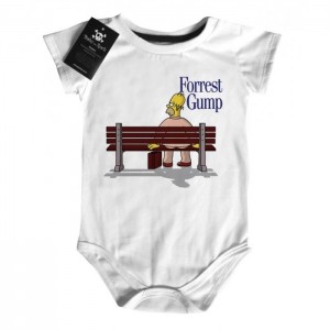Body Bebê Seriado Forrest Gump Simpsons
