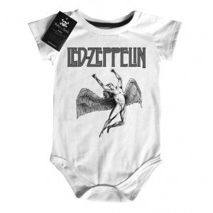Body Bebê Rock Led Zeppelin Angel