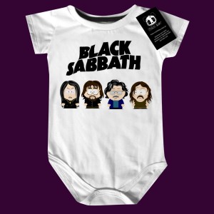 Body Bebê Rock Baby Black Sabbath South Park