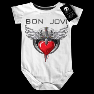 Body Bebê Rock Baby Bon Jovi