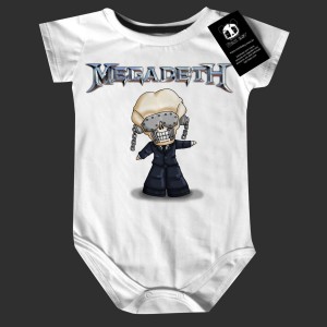 Body Bebê Rock Metal Megadeth