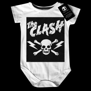 Body Bebê Punk Rock The Clash