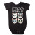 Body Bebê Rock Kiss Cat Preto