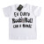 Camiseta Infantil Rock Curto rock com a minha mãe - mamãe
