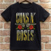 Camiseta Infantil Rock Guns N Roses preta