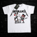 Camiseta infantil Rock Metallica Mickey